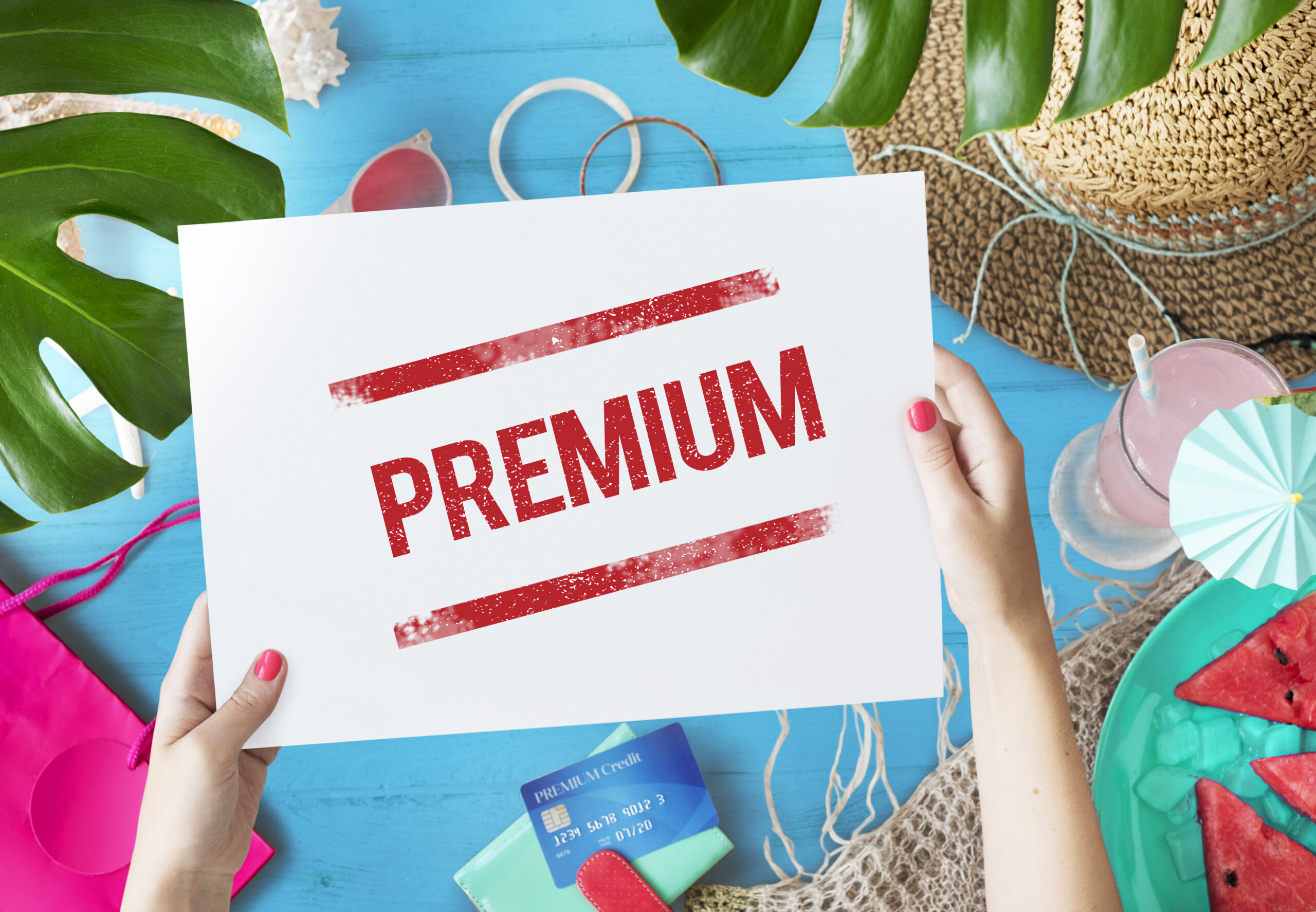 premium quality value guarantee worth standard concept